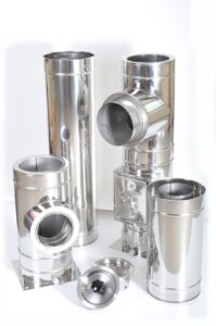 Horn inox izolat 130mm-230mm din oțel inoxidabil cu sudură în puncte