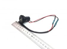 Priză USB Dublă cu Fir, Conector Auto 12V/24V, Negru
