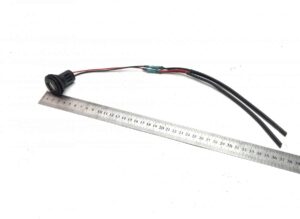 Cablu și mufă electrică cu conector auto și fire de 35 cm 1 Cablu și mufă electrică cu conector auto și fire de 35 cm