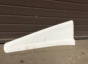Spoiler lateral cabină sus stânga scania alb