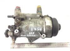 Carcasă Filtru de Combustibil MAN 5112501 - Stare Uzată, cu Conexiuni Multiple și Etichetă Metalică