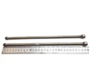 Tije metalice cilindrice cu capete, lungime aproximativ 30 cm, set 2 bucăți 1 Tije metalice cilindrice cu capete, lungime aproximativ 30 cm, set 2 bucăți