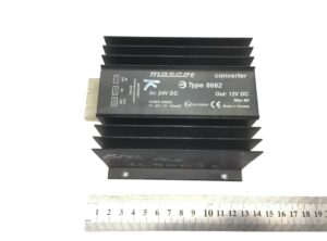 Convertor de tensiune mascot type 8662, intrare: 24v dc, ieşire: 12v dc, max 8a