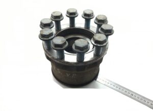 Butuc roată cu șuruburi pentru frână cu disc, axa față stânga, mercedes a9433301125 / a9433301225