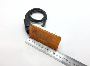 Lumină de marcare laterală portocalie pentru camioane scania, cu cablu și conector