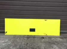 Trapă laterală stânga pentru autobuz, galbenă, compatibilă cu Scania F319019