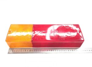 Sticlă stop stânga, 37 cm, roșu și portocaliu, 37466026