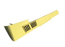 Spoiler lateral cabină dreapta Renault galben 7482050203