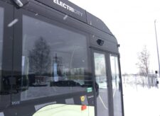 Geam lateral autobuz, dreapta, Volvo, etajul 1