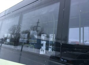 Geam lateral autobuz, primul etaj stânga, volvo 22315165 1 Geam lateral autobuz, primul etaj stânga, volvo 22315165