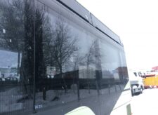 Geam lateral autobuz, stânga, primul etaj, Volvo 22315131