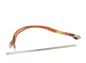 Cablu electric auto volvo cu 3 conexiuni, portocaliu, coduri 22858200, 70406923, 22194904
