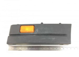 Placă de trepte mică stânga scania, corp din plastic cu reflector portocaliu 1 Placă de trepte mică stânga scania, corp din plastic cu reflector portocaliu