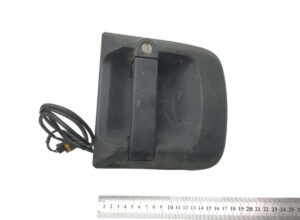 Mâner exterior ușă dreapta cu închidere manuală și cablu, negru