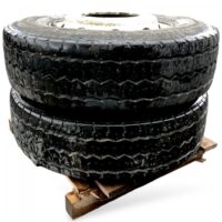 Set 2 Roți Volvo 305/70R22.5 225x8.25-26