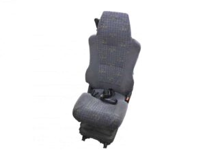 Scaun pasager auto cu centură de siguranță, model ergonomic, culoare gri cu model geometric 1 Scaun pasager auto cu centură de siguranță, model ergonomic, culoare gri cu model geometric