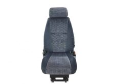 Scaun pasager pentru camioane Scania, model single, tapiserie gri cu model geometric
