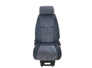 Scaun pasager pentru camioane scania, model single, tapiserie gri cu model geometric 1 Scaun pasager pentru camioane scania, model single, tapiserie gri cu model geometric