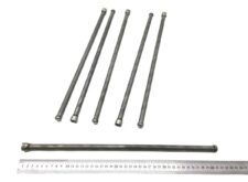 Set 6 Tije Metalice cu Capete Filetate - Lungime 45 cm