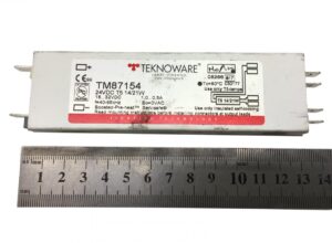 Balast electronic teknoware tm87154 pentru lămpi t5 14/21w, 24vdc, 18-32vdc