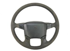 Volan volvo cu butoane de control și siglă centrală