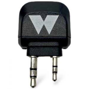 Adaptor audio jack dual 3. 5mm pentru avion 1 Adaptor audio jack dual 3. 5mm pentru avion