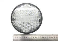 Lampa Spate LED Circulară pentru Scania, 17 cm, Transparentă