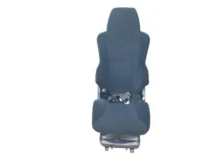 Scaun pasager auto negru cu centură de siguranță