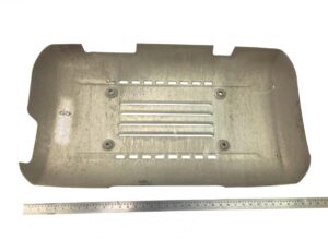 Capac tobă de eșapament daf 1707756 (cu riglă pentru măsurare) 1 Capac tobă de eșapament daf 1707756 (cu riglă pentru măsurare)