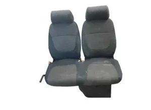 Scaun pasager dublu daf – negru, cu tetiere