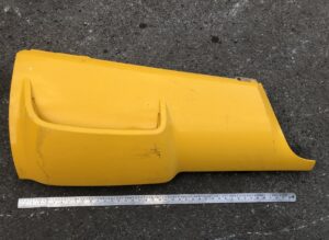 Deflector de aer cabină stânga daf galben 1 Deflector de aer cabină stânga daf galben