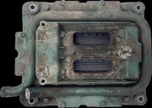 Unitate de control motor (ecu) volvo uzată și corodată, multiple conectori 1 Unitate de control motor (ecu) volvo uzată și corodată, multiple conectori