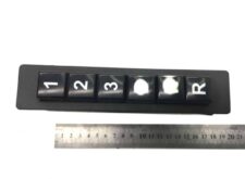 Comutator selector de viteze pentru Scania, cu butoane 1, 2, 3, R