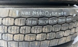 Anvelopă michelin 295/80 r22. 5 14782 o. V 8. 25 m9-11 (2020) 1 Anvelopă michelin 295/80 r22. 5 14782 o. V 8. 25 m9-11 (2020)