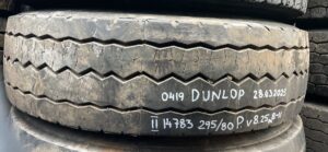 Anvelopă dunlop 295/80r22. 5 v8. 25 0419