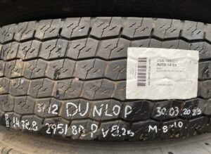 Roată dunlop 295/80r22. 5, 30. 03. 2023