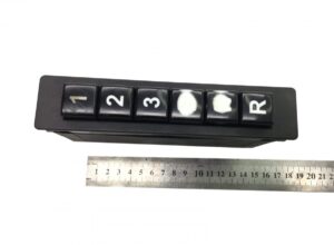 Comutator selector de viteze scania cu butoane numerotate 1, 2, 3, r 1 Comutator selector de viteze scania cu butoane numerotate 1, 2, 3, r