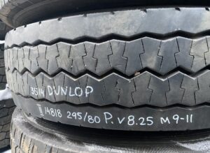 Roată dunlop 295/80 r22. 5 8. 25 m9-11 pentru volvo