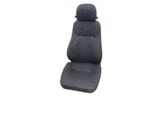 Scaun Pasager Single Mercedes - Tapiserie Neagră cu Model Abstract