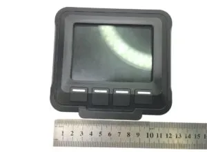 Ecran pentru șofer scania, 12×12 cm, cu butoane de control