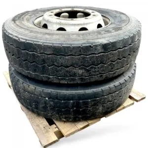 Set 2 roți scania 295/80r22. 5 22. 5×8. 25