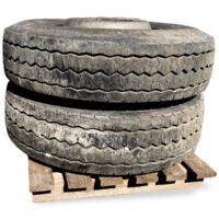 Set 2 Roți Uzate Scania 295/80 R22.5, 225 x 825-16