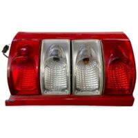 Lampa spate stânga pentru Scania, model cu 4 compartimente, roșu și alb