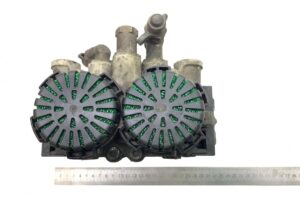 Supapă ebs axă motrică volvo, coduri oem 21122035, 20828241, 20570910, 20502537, 7420828241, 7420570910, 7420502537, 7421122035, 7485003713, 5801910309