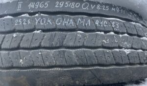 Anvelopă volvo 295/80r22. 5 8. 25