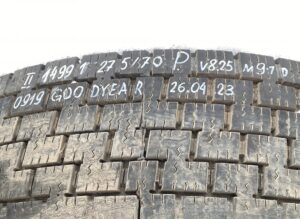 Roată goodyear volvo 275/70 r22. 5 v8. 25 26. 04. 23 1 Roată goodyear volvo 275/70 r22. 5 v8. 25 26. 04. 23