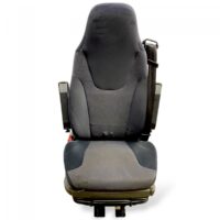 Scaun Șofer Volvo Negru cu Suport pentru Brațe și Centură de Siguranță
