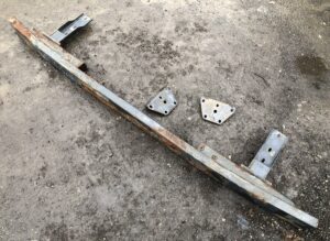 Bara de protecție față iveco, model 500396927/500396931, second-hand