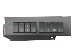 Modul comutatoare volvo – 7 butoane (încălzire, temperatură, aux 1, aux 2, motor, lift, stabilitate)