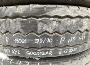 Anvelopă goodyear 275/70 r22. 5 1 Anvelopă goodyear 275/70 r22. 5